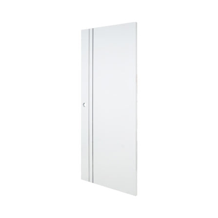 ประตูภายใน UPVC เจาะรูลูกบิด AZLE AZ 1-WH 80x200 ซม. สีขาว_1