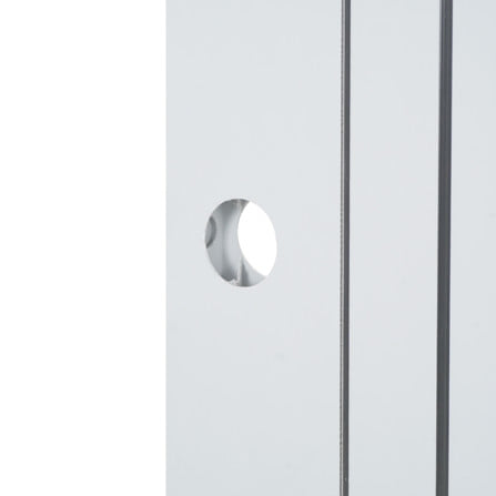 ประตูภายใน UPVC เจาะรูลูกบิด AZLE AZ 1-WH 80x200 ซม. สีขาว_2