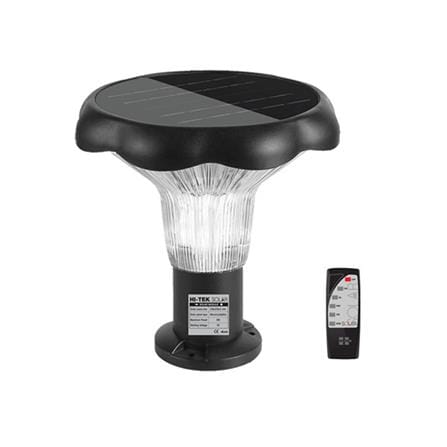 ไฟหัวเสา SOLAR HI-TEK CHABA 60 วัตต์ DAYLIGHT/COOL WHITE/WARM WHITE สีดำ_0