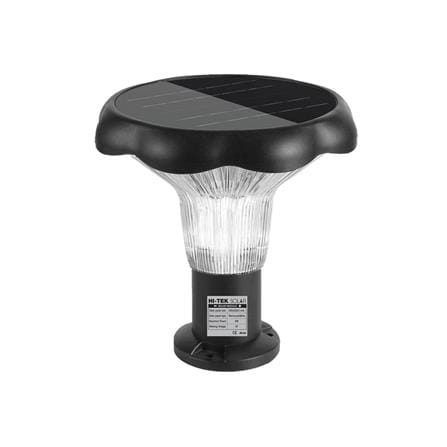 ไฟหัวเสา SOLAR HI-TEK CHABA 60 วัตต์ DAYLIGHT/COOL WHITE/WARM WHITE สีดำ_1