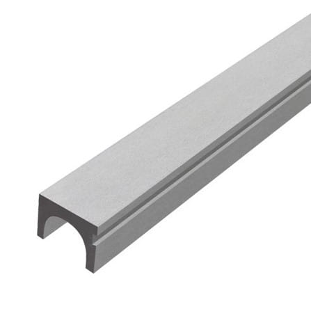 บัวตกแต่งเซาะร่อง DURAONE 7.5x5x300 ซม. สีซีเมนต์_0