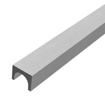 บัวตกแต่ง โมเดิร์น DURAONE 7.5x5x300 ซม. สีซีเมนต์_0