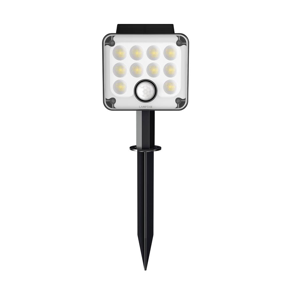 ไฟจัดสวน SOLAR LAMPTAN LUMINIZE 20 วัตต์ WARM WHITE สีดำ