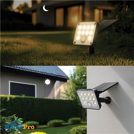 ไฟจัดสวน SOLAR LAMPTAN LUMINIZE 20 วัตต์ WARM WHITE สีดำ_11