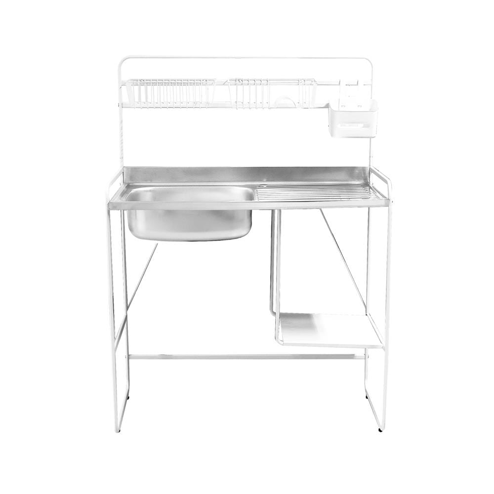 ซิงค์ขาตั้ง 1 หลุม 1 ที่พัก DYNA HOME DH-10050-C14 สีเงิน