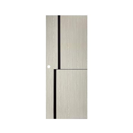 ประตูไม้ปิดผิว PVC N999 2238-2T 90x200 ซม. สีเบจ_0