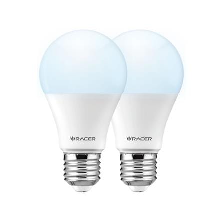 หลอด LED RACER A60 KIMMIE 9 วัตต์ COOL WHITE E27 (แพ็ก 2 ชิ้น)