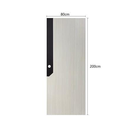 ประตูไม้ปิดผิว PVC N999 0738-2T 80x200 ซม. สีเบจ_4