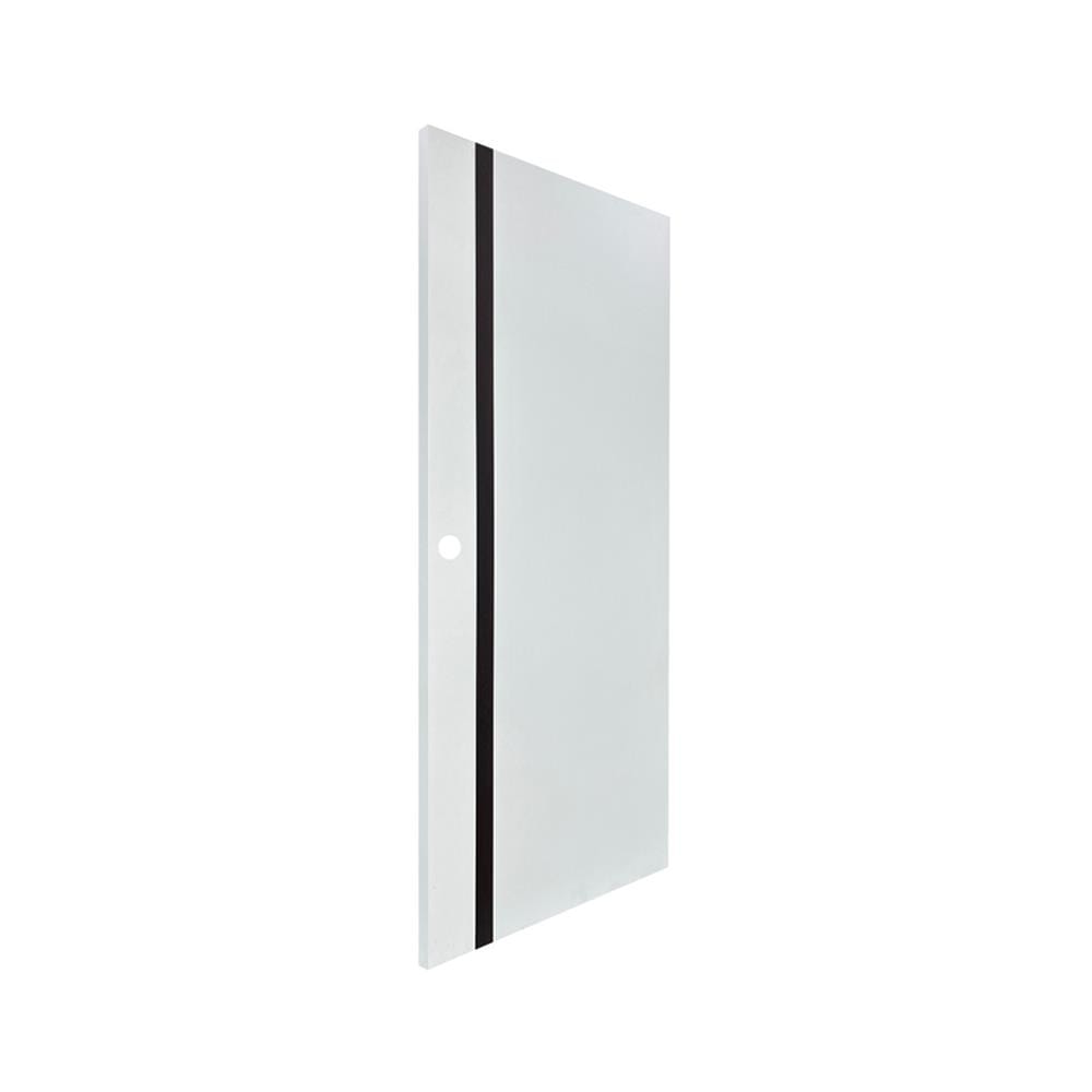 ประตูไม้ปิดผิว PVC N999 0438-2T 90x200 ซม. สีขาว
