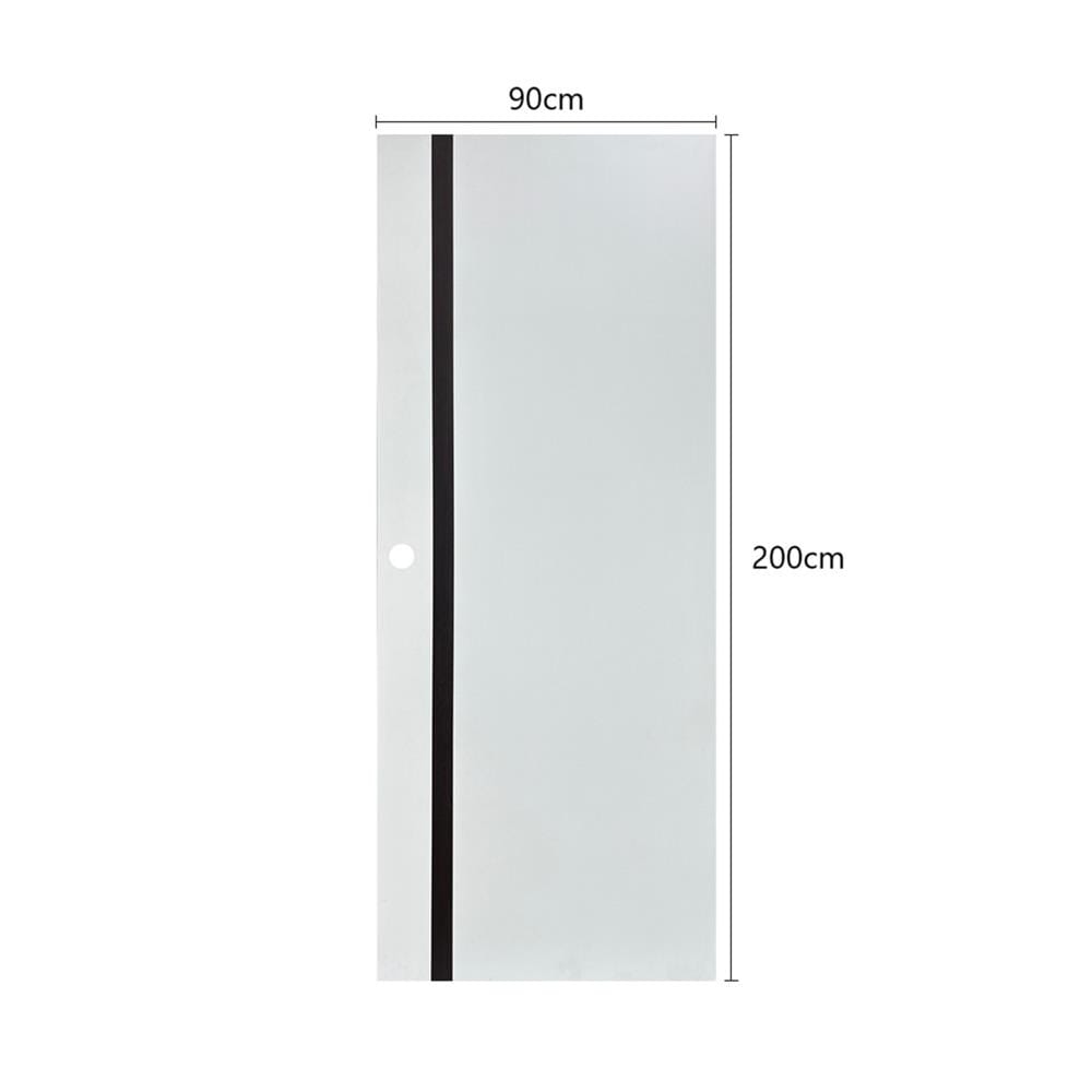 ประตูไม้ปิดผิว PVC N999 0438-2T 90x200 ซม. สีขาว