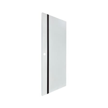 ประตูไม้ปิดผิว PVC N999 0438-2T 90x200 ซม. สีขาว_1