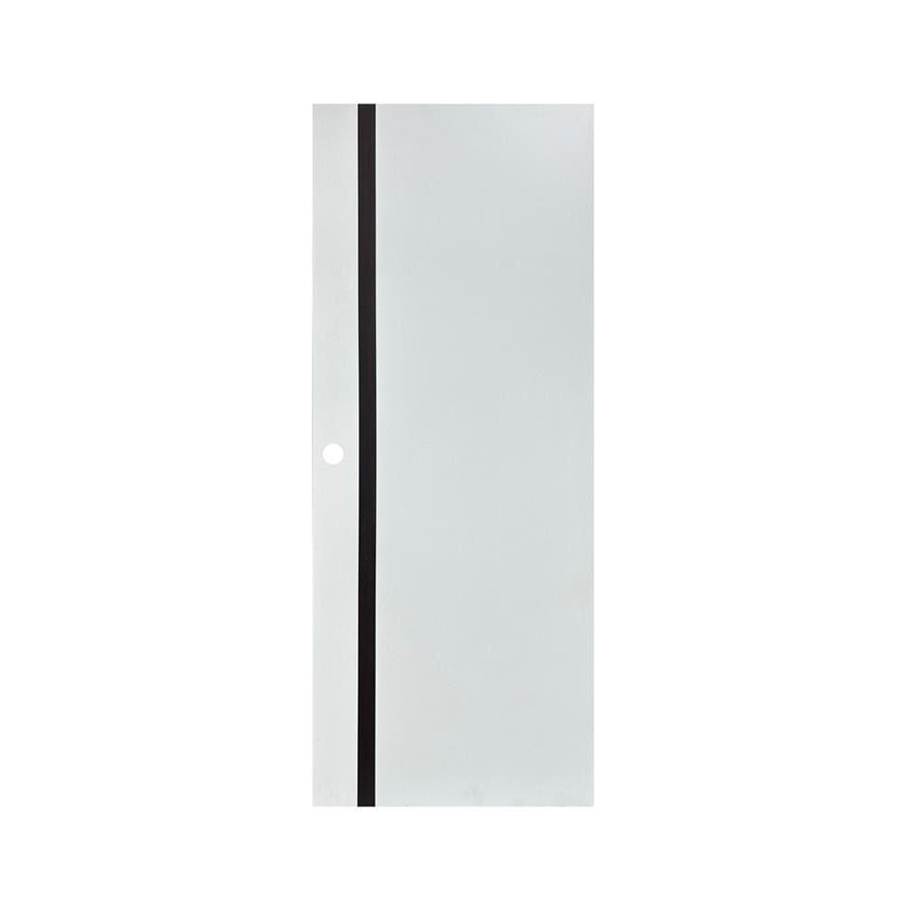 ประตูไม้ปิดผิว PVC N999 0438-2T 100x200 ซม. สีขาว