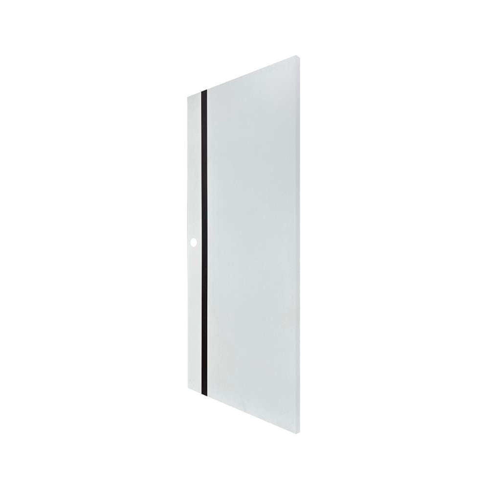 ประตูไม้ปิดผิว PVC N999 0438-2T 100x200 ซม. สีขาว