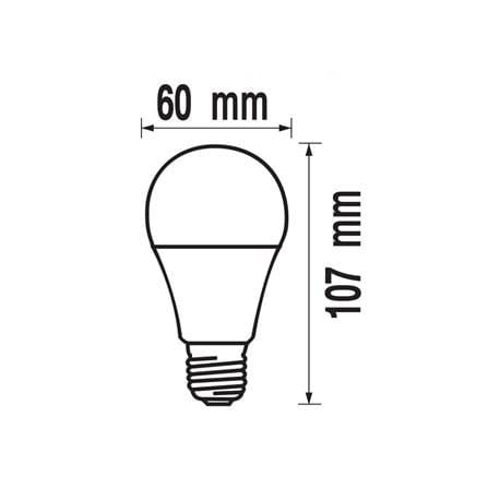 หลอด LED A60 KIMMIE 9 วัตต์ DAYLIGHT E27 (แพ็ก 2 ชิ้น)_3