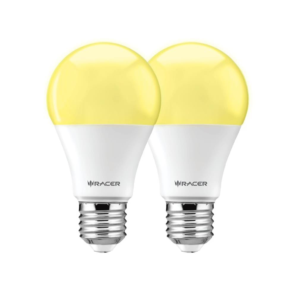 หลอด LED RACER A60 KIMMIE 9 วัตต์ WARM WHITE E27 (แพ็ก 2 ชิ้น)