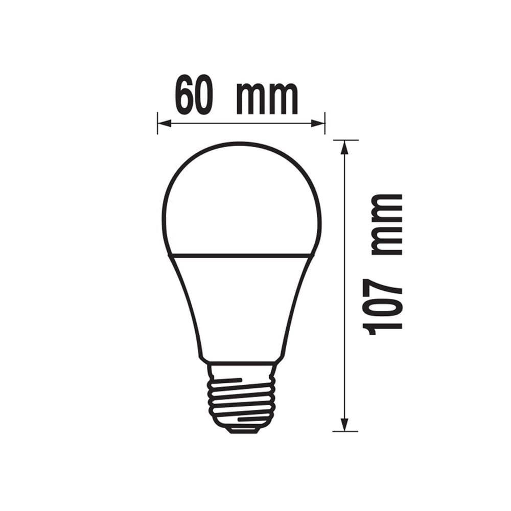หลอด LED RACER A60 KIMMIE 9 วัตต์ WARM WHITE E27 (แพ็ก 2 ชิ้น)