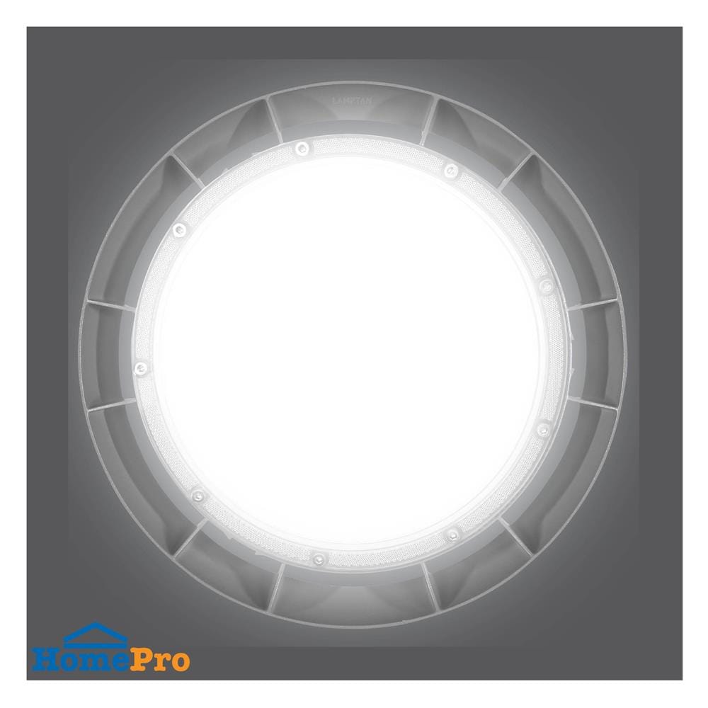 โคมไฮเบย์ LED LAMPTAN AIRFLOW 150 วัตต์ DAYLIGHT สีเทา