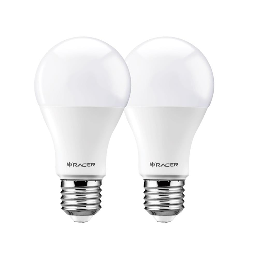 หลอด LED RACER A65 KIMMIE 15 วัตต์ DAYLIGHT E27 (แพ็ก 2 ชิ้น)
