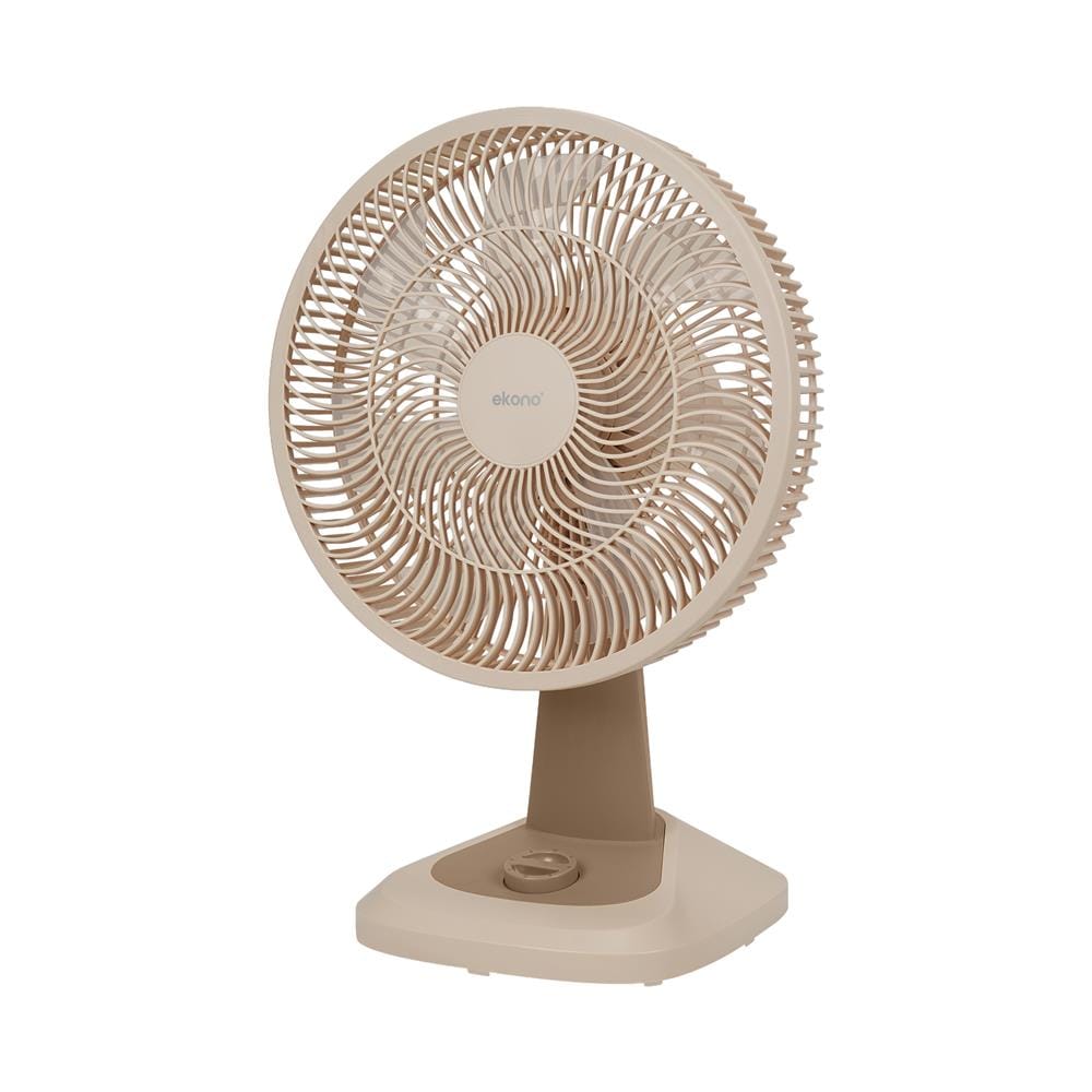 พัดลมตั้งโต๊ะ 12 นิ้ว EKONO RFS-2503 สีครีม