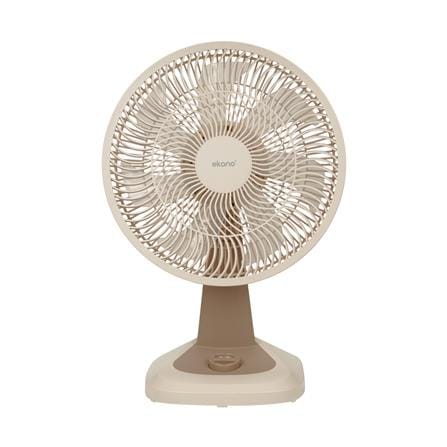 พัดลมตั้งโต๊ะ 12 นิ้ว EKONO RFS-2503 สีครีม
