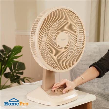 พัดลมตั้งโต๊ะ 12 นิ้ว EKONO RFS-2503 สีครีม_6
