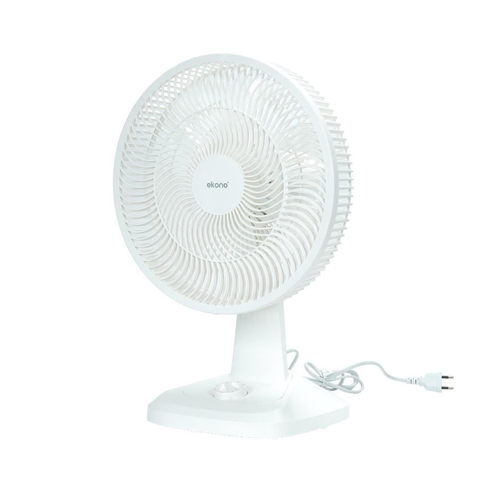 พัดลมตั้งโต๊ะ 12 นิ้ว EKONO RFS-2503 สีขาว