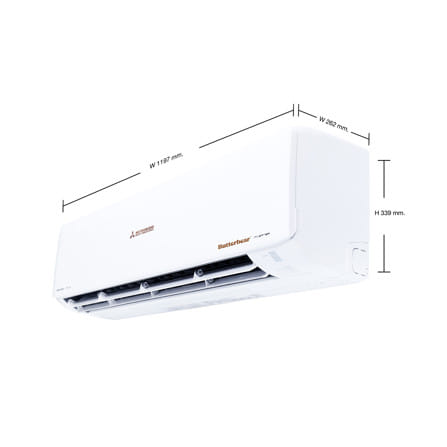 แอร์ผนัง MITSUBISHI HEAVY DUTY BUTTA SERIES SRK24YYS-W1/B 24215 บีทียู อินเวอร์เตอร์_5