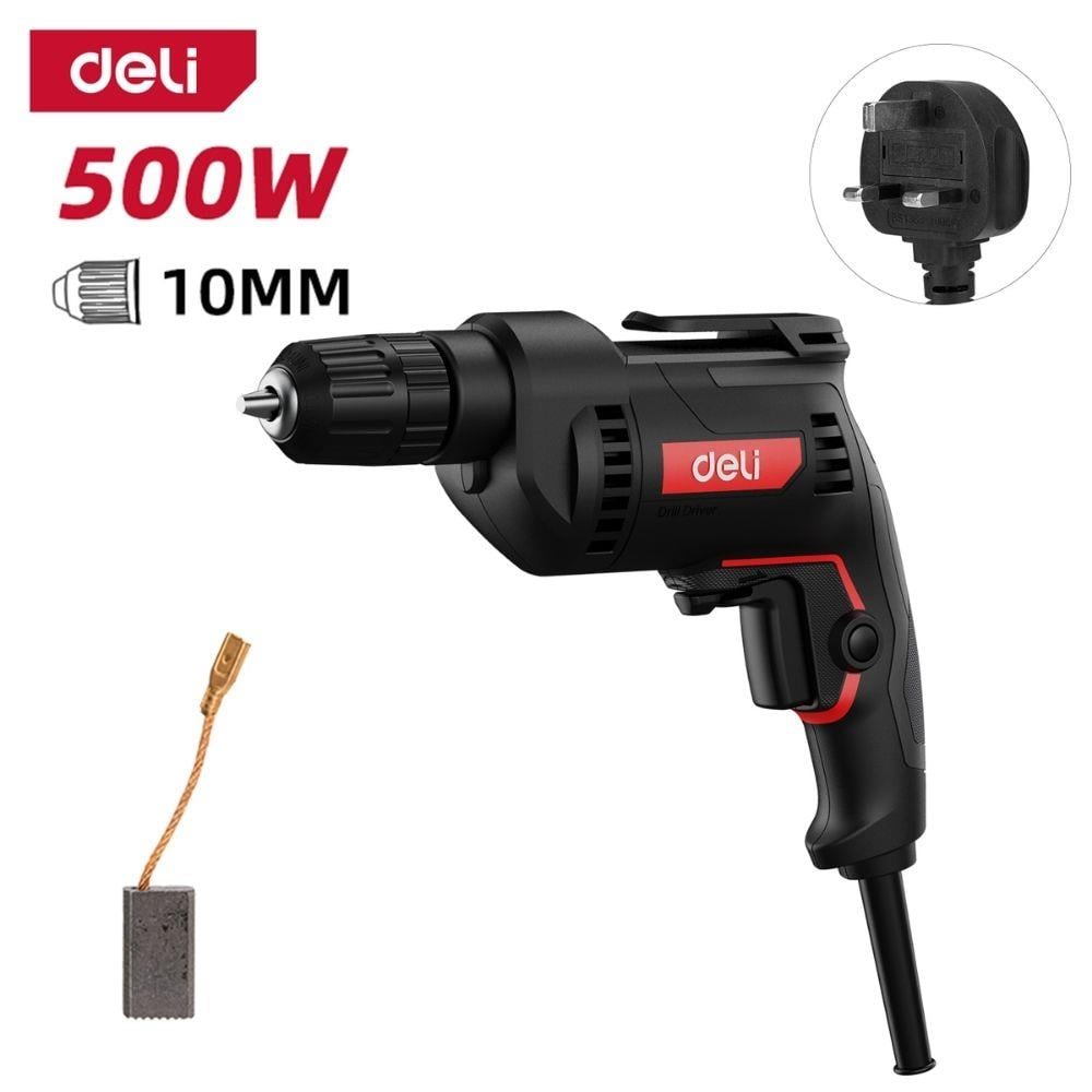 สว่านไฟฟ้า DELI EDE-DZ10-1E 10 มม. 500 วัตต์