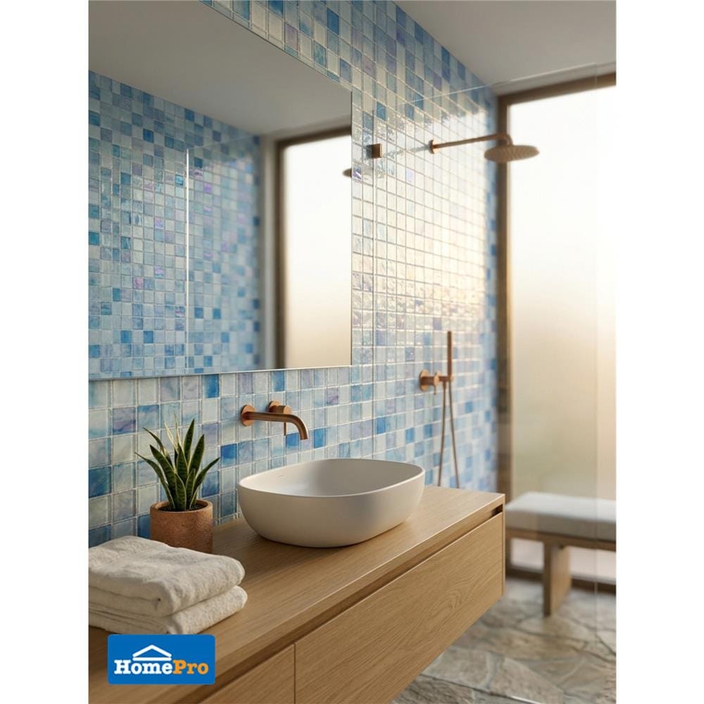 โมเสคแก้ว 30x30 ซม. TARA OCEAN ICE