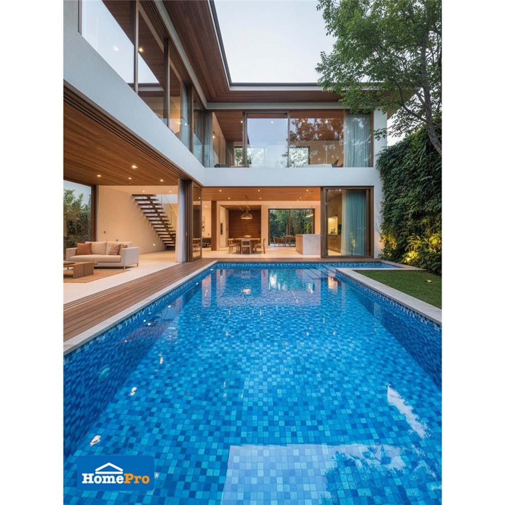 โมเสคแก้ว 30x30 ซม. TARA OCEAN BLUE