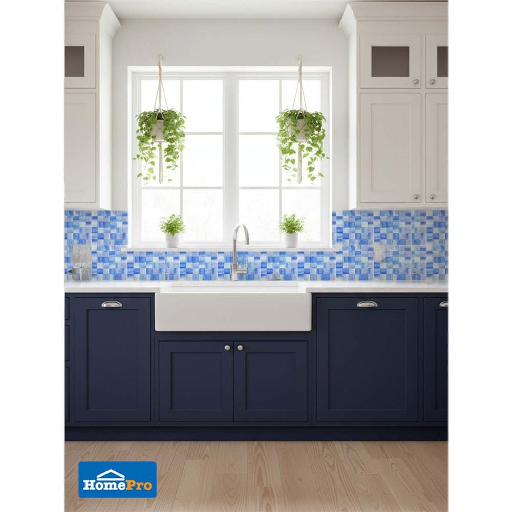 โมเสคแก้ว 30x30 ซม. TARA OCEAN BLUE