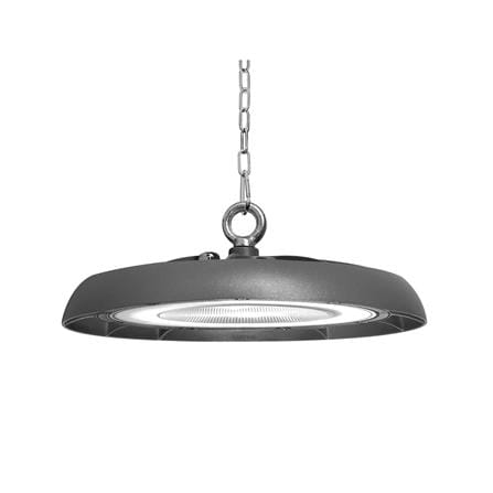 โคมไฮเบย์ LED LAMPTAN AIRFLOW 100 วัตต์ DAYLIGHT สีเทา