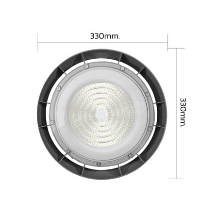 โคมไฮเบย์ LED LAMPTAN AIRFLOW 200 วัตต์ DAYLIGHT สีเทา_8