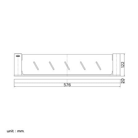 หิ้งกระจก KARAT FAUCET KB-02-712-41 สีทอง_3