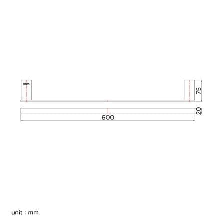 ราวแขวนผ้า KARAT FAUCET KB-02-611-41 สีทอง_3