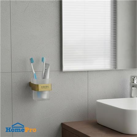 ที่วางแก้วน้ำ KARAT FAUCET KB-02-411-41 สีขาว-ทองด้าน_2