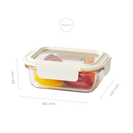 กล่องอาหารแก้ว LOCKNLOCK THE CUBE 0.63 ลิตร สีขาว_12