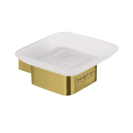 ที่ใส่สบู่ KARAT FAUCET KB-02-212-41 สีขาว-ทองด้าน_0