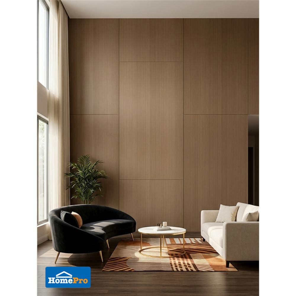 แผ่นตกแต่งผนัง SPC WALL PANEL 122x244 ซม. TARA BROWN COZY