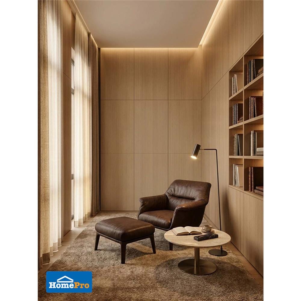 แผ่นตกแต่งผนัง SPC WALL PANEL 122x244 ซม. TARA BROWN COZY