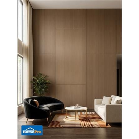 แผ่นตกแต่งผนัง SPC WALL PANEL 122x244 ซม. TARA BROWN COZY_3