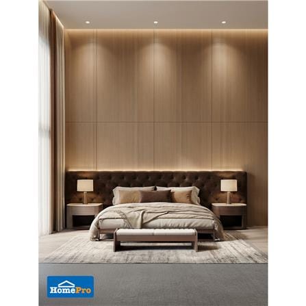 แผ่นตกแต่งผนัง SPC WALL PANEL 122x244 ซม. TARA BROWN COZY_4
