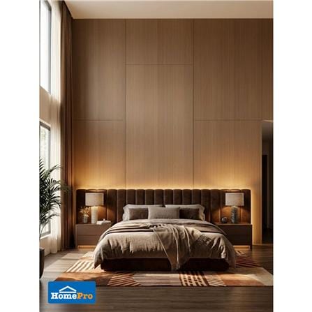 แผ่นตกแต่งผนัง SPC WALL PANEL 122x244 ซม. TARA BROWN COZY_5
