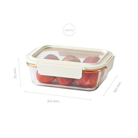 กล่องอาหารแก้ว LOCKNLOCK THE CUBE 1 ลิตร สีขาว_12
