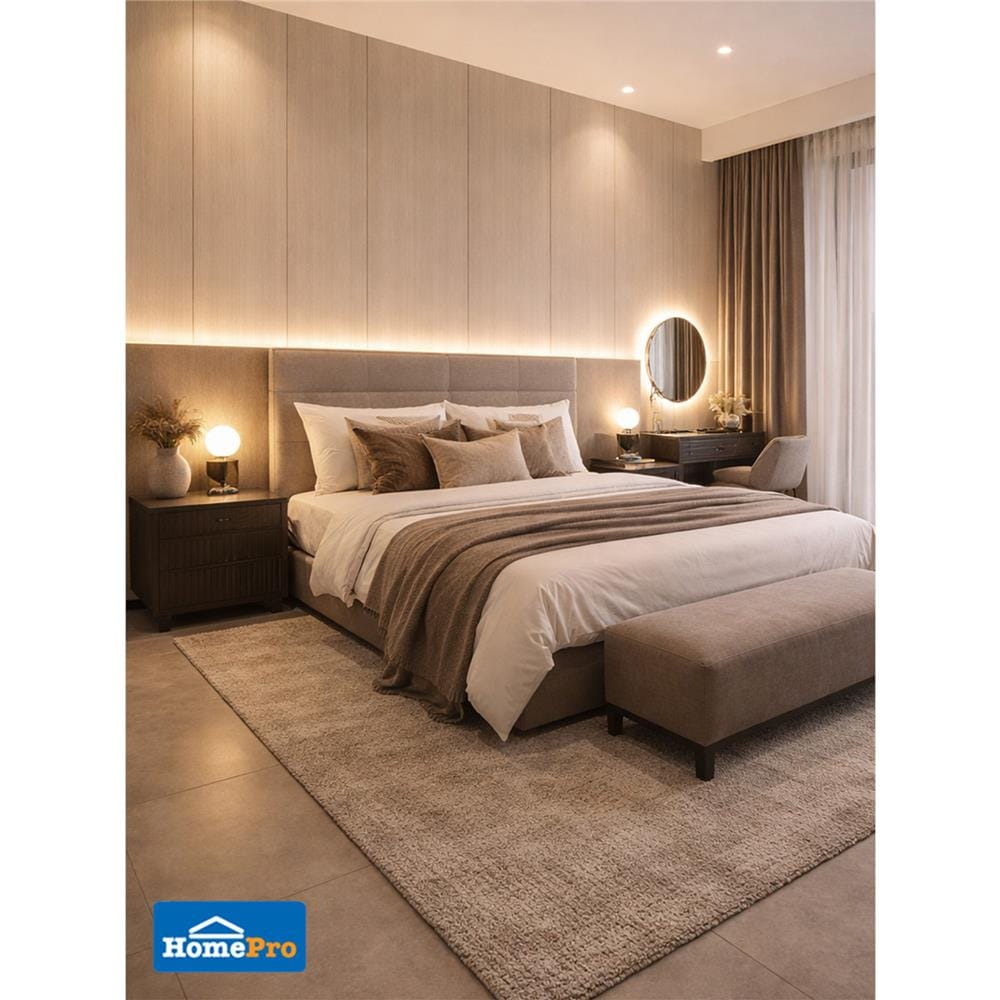 แผ่นตกแต่งผนัง SPC WALL PANEL 122x244 ซม. TARA SOFT SAND