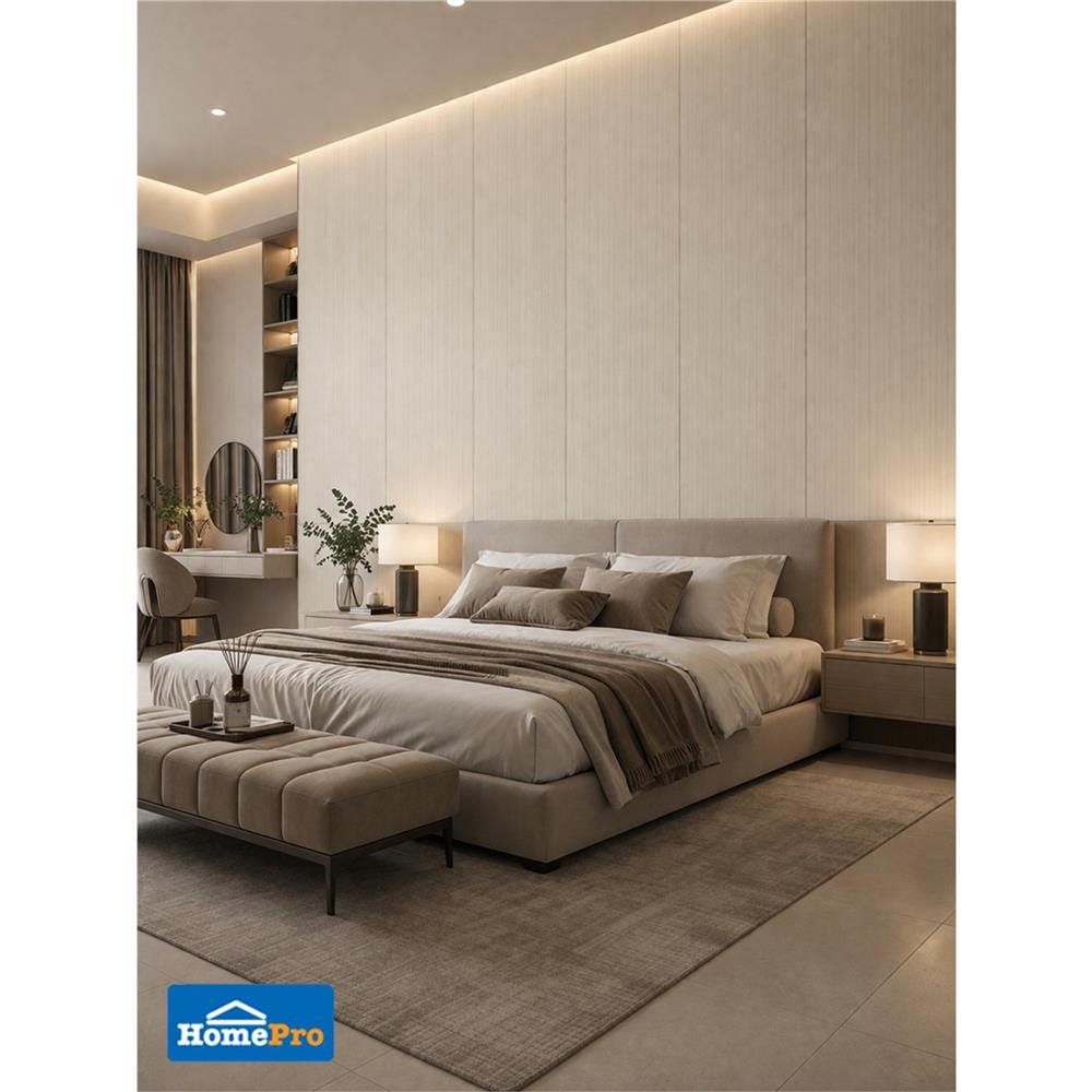 แผ่นตกแต่งผนัง SPC WALL PANEL 122x244 ซม. TARA SOFT SAND
