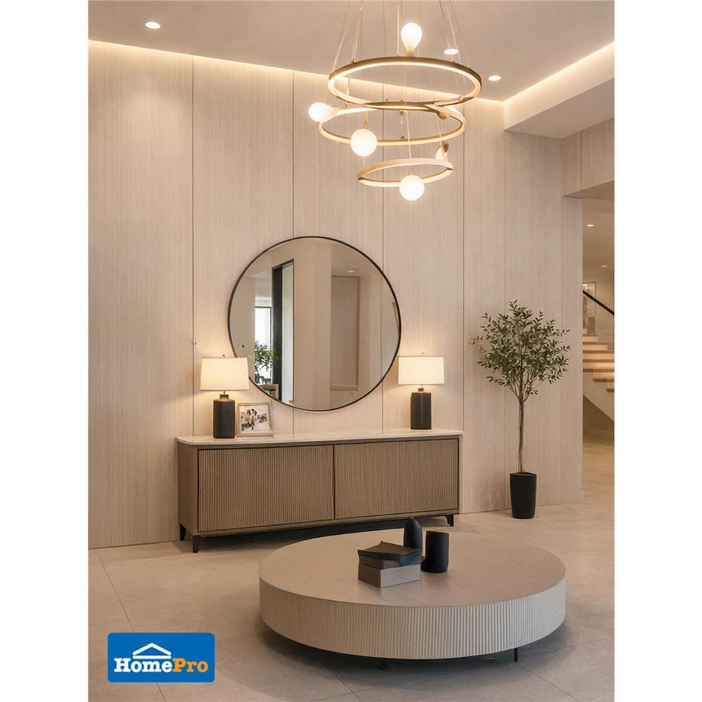 แผ่นตกแต่งผนัง SPC WALL PANEL 122x244 ซม. TARA SOFT SAND