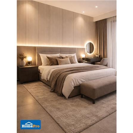 แผ่นตกแต่งผนัง SPC WALL PANEL 122x244 ซม. TARA SOFT SAND_3