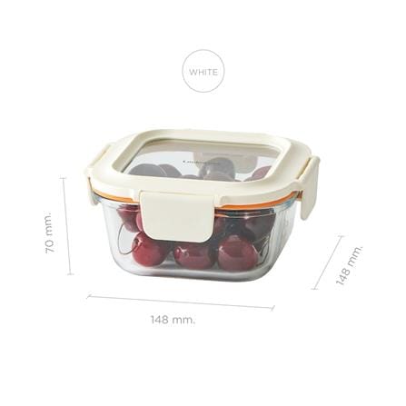 กล่องอาหารแก้ว LOCKNLOCK THE CUBE 0.5 ลิตร สีขาว_12