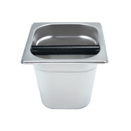 ถังเคาะกากกาแฟสเตนเลส ทรงสี่เหลี่ยม KOF BAKE KB10C 15 ซม._1